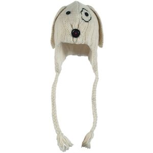 DELUX Child's Knitted Wool Dog Winter Hat